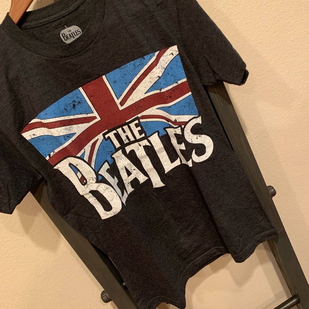 Beatles charcoal gray tee  Sz S